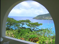 villa porch view